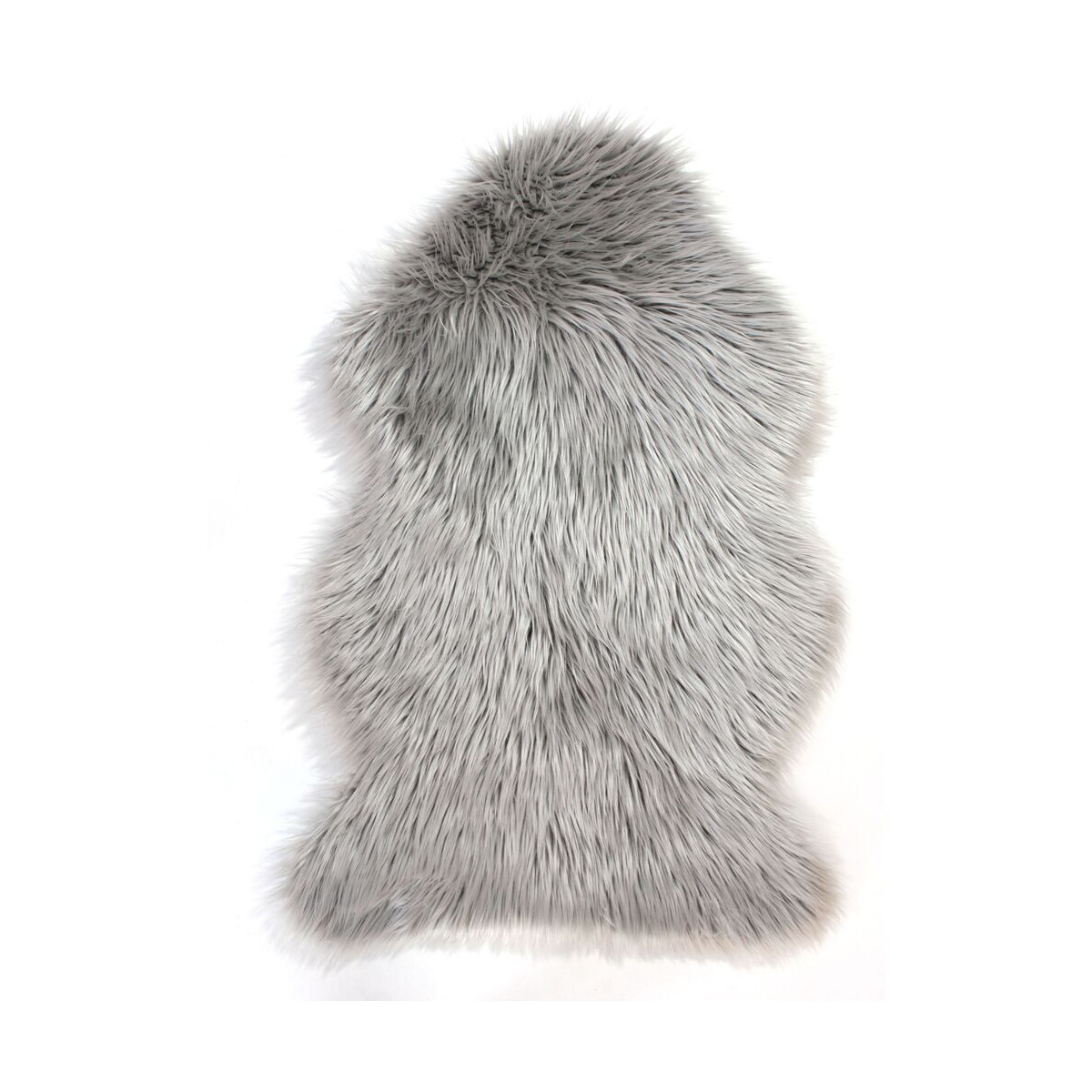AKCE: 80x150 cm Kusový koberec Faux Fur Sheepskin Grey