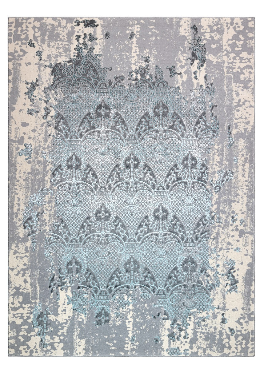 Levně Dywany Łuszczów Kusový koberec Core W3824 Ornament Vintage cream/grey and blue - 160x220 cm