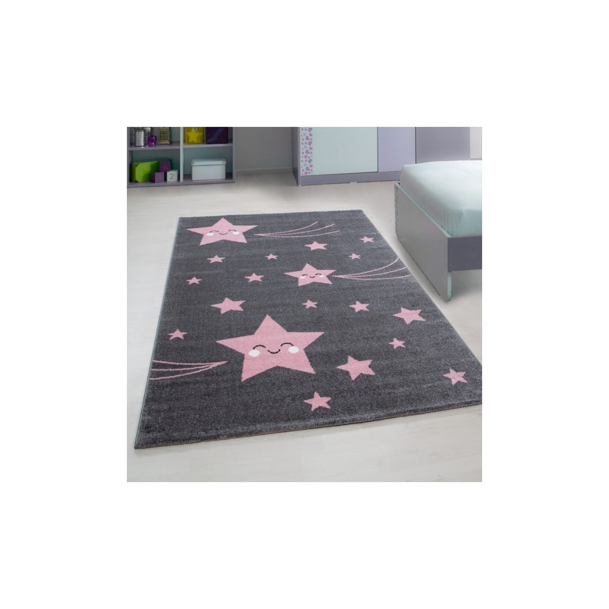 POŠKOZENÝ-Dětský kusový koberec Kids 610 pink