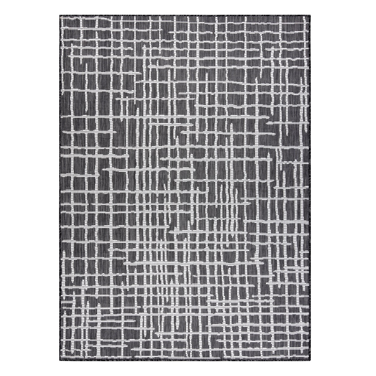 Kusový koberec Sion Sisal Trellis 22144 black/ecru