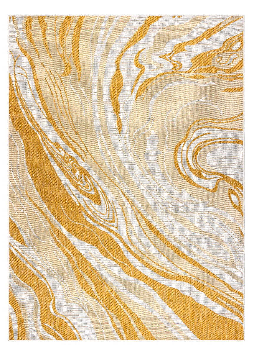 Kusový koberec Sion Sisal Marble 22169 ecru/yellow – na ven i na doma