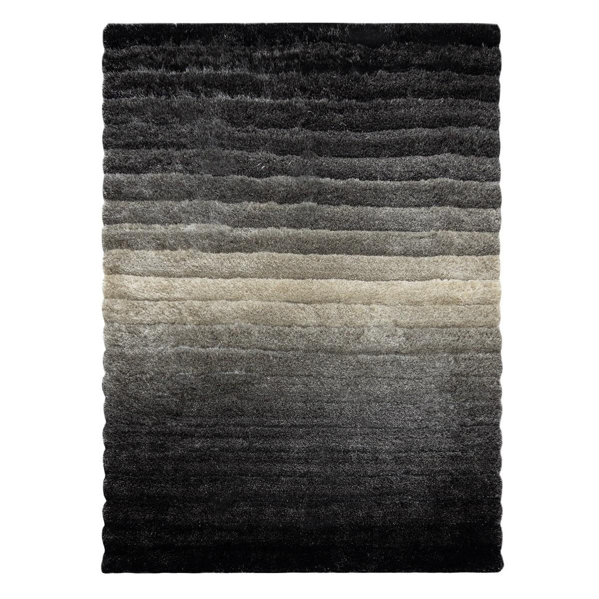 Kusový koberec Flim 007-B6 Stripes grey