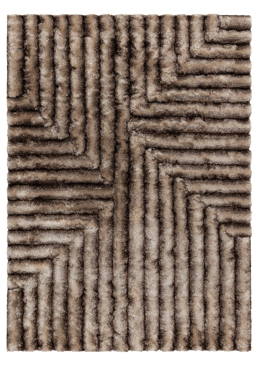 Levně Dywany Łuszczów Kusový koberec Flim 010-B7 brown - 120x160 cm