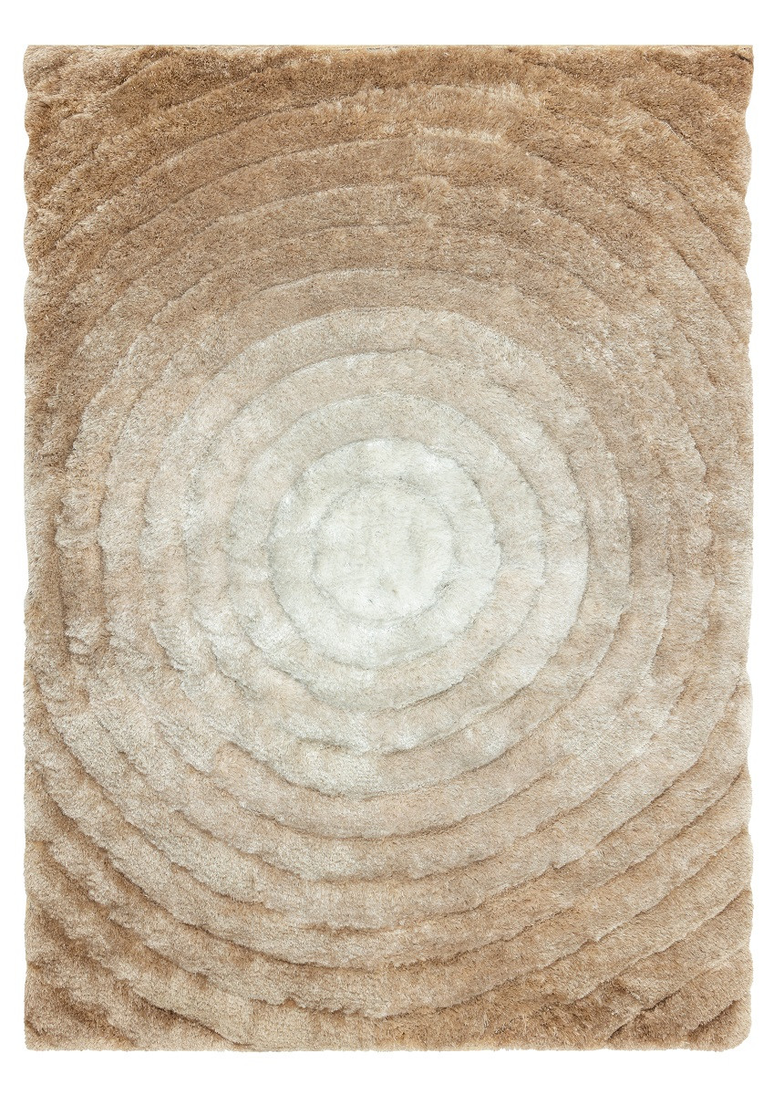 Levně Dywany Łuszczów Kusový koberec Flim 008-B1 Circles beige - 120x160 cm