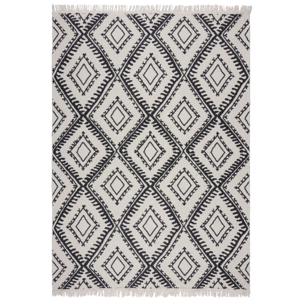 Levně Flair Rugs koberce Kusový koberec Deuce Alix Recycled Rug Monochrome/Black - 120x170 cm
