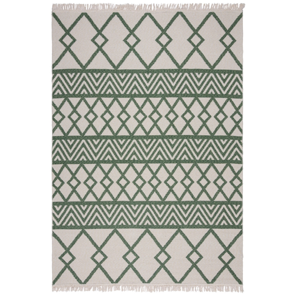Levně Flair Rugs koberce Kusový koberec Deuce Teo Recycled Rug Green - 120x170 cm