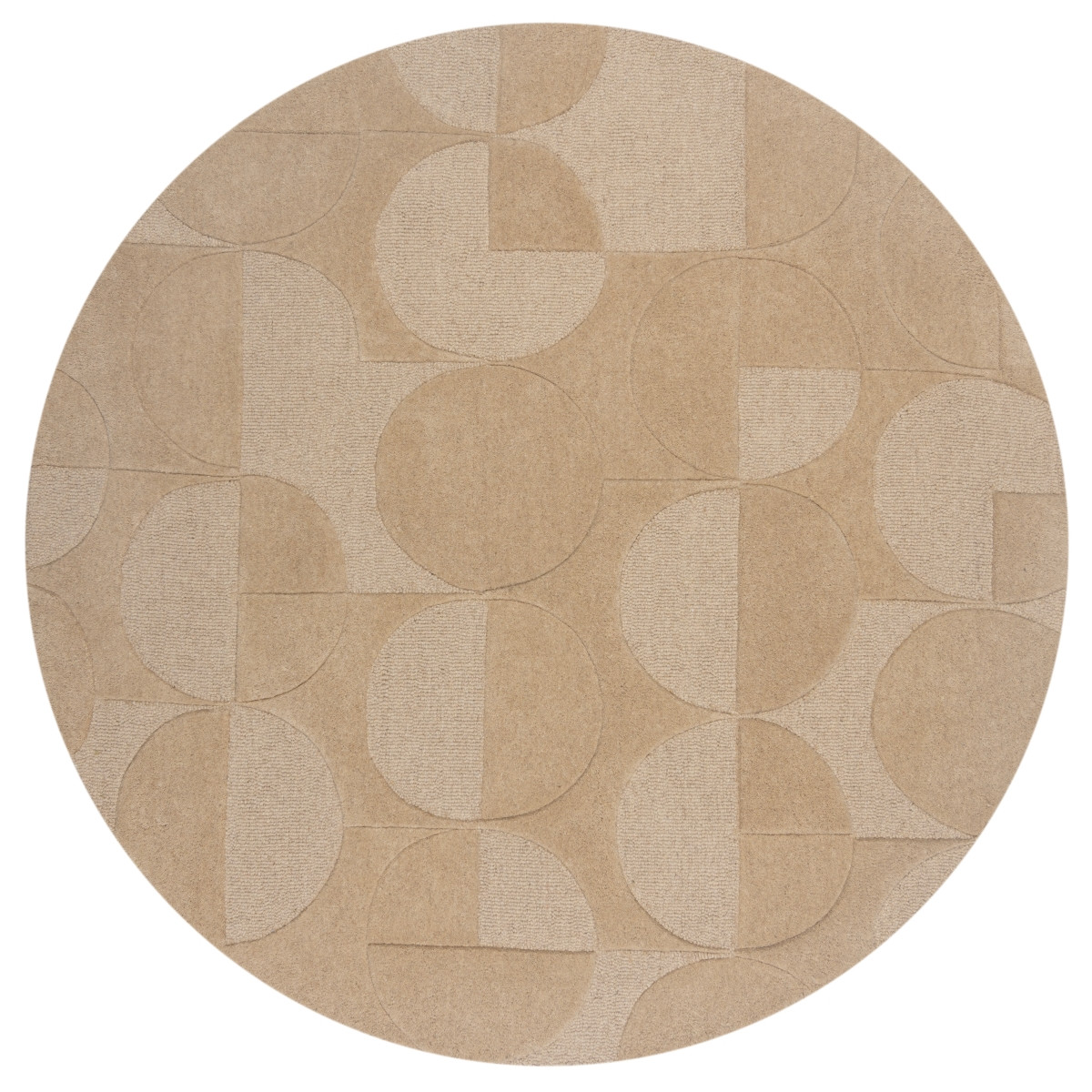 Levně Flair Rugs koberce Kusový koberec Moderno Gigi Natural kruh - 160x160 (průměr) kruh cm
