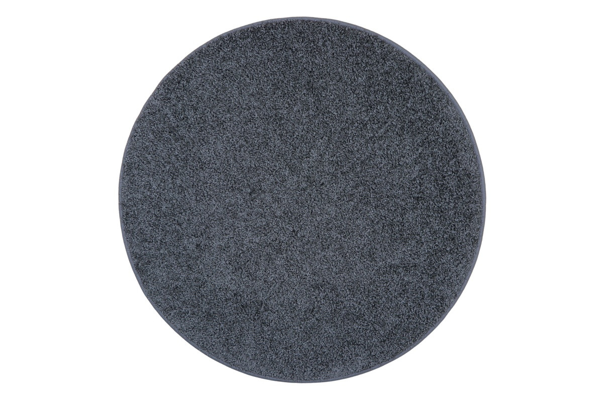 Levně Vopi koberce Kusový koberec Color Shaggy šedý kruh - 80x80 (průměr) kruh cm