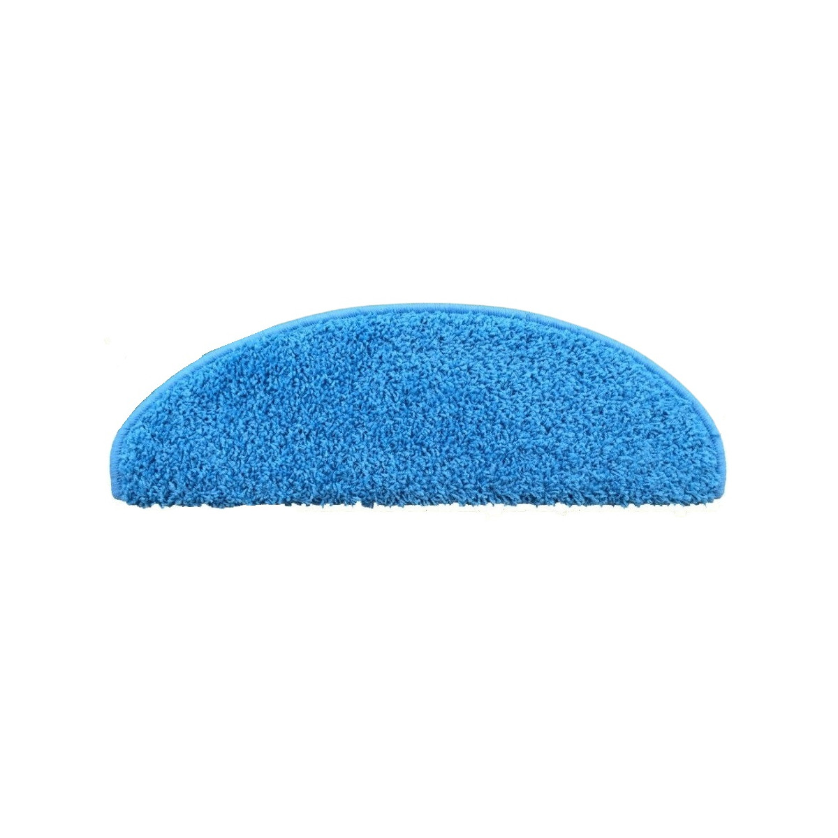 Nášlapy na schody  Color Shaggy modrý půlkruh