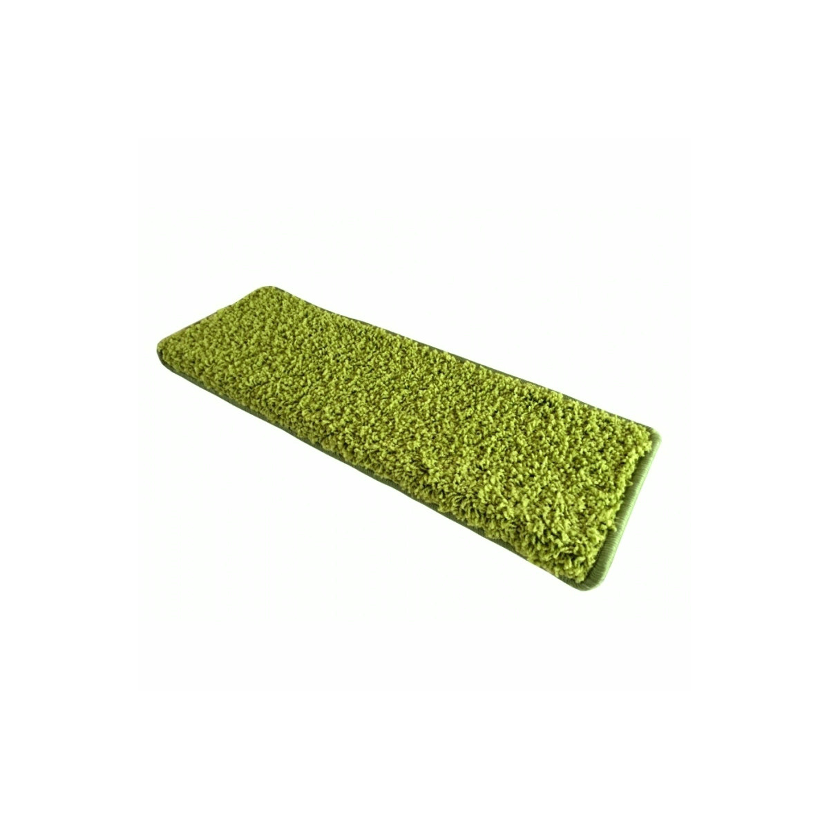 Nášlapy na schody Color shaggy zelený obdélník