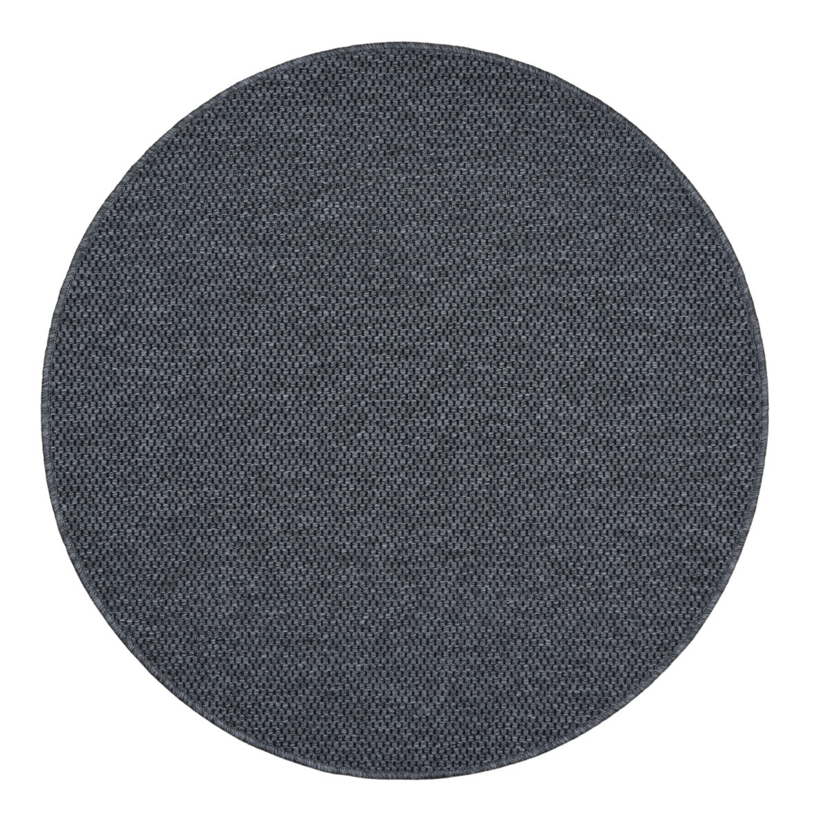 Levně Vopi koberce Kusový koberec Nature antracit kruh - 160x160 (průměr) kruh cm