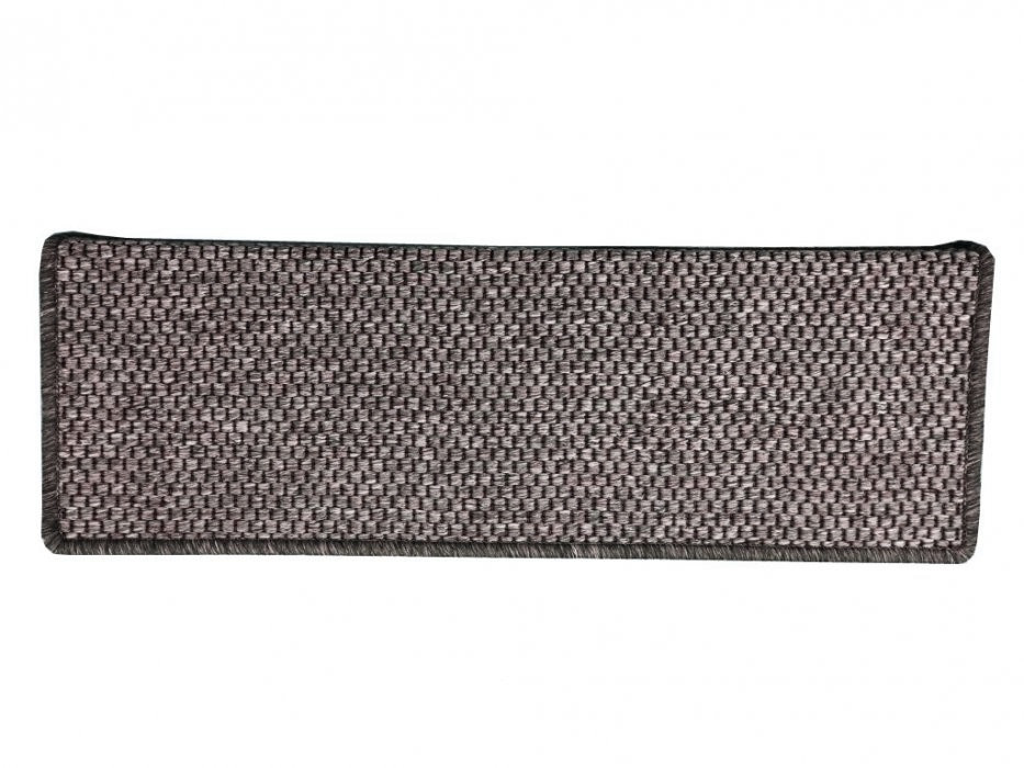 Levně Vopi Nášlapy na schody Nature hnědý obdélník, samolepící - 24x65 obdélník (rozměr včetně ohybu)