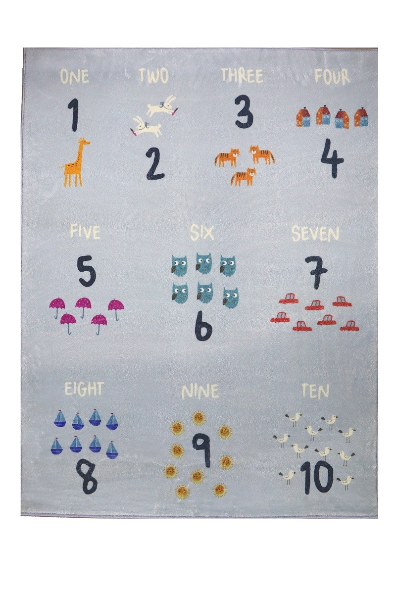 Levně Little gem. carpets Dětský kusový koberec Microfiber 1,2,3 - 125x165 cm