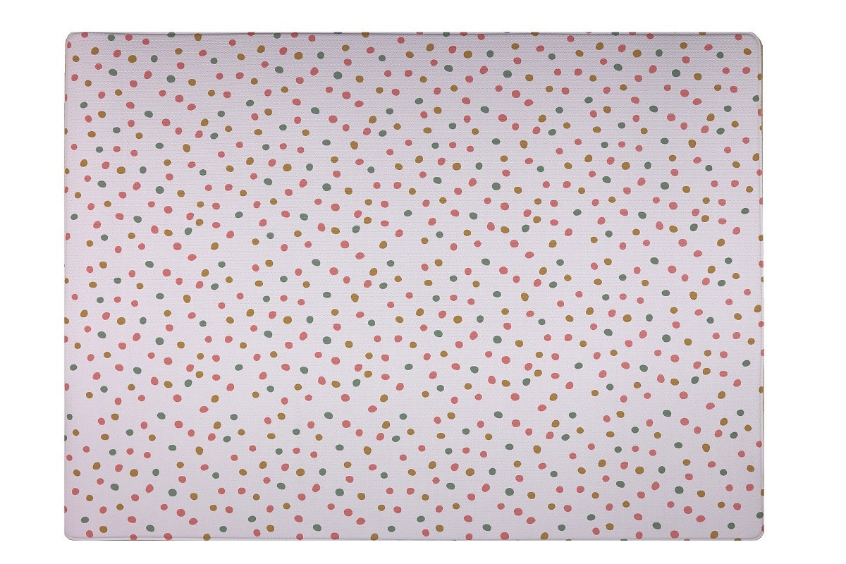 Levně Little gem. carpets Dětský pěnový koberec All about dots – na ven i na doma - 100x140 cm