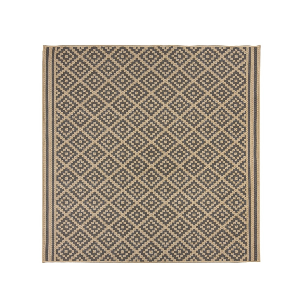 AKCE: 200x200 cm Kusový koberec Florence Alfresco Moretti Beige/Anthracite čtverec 