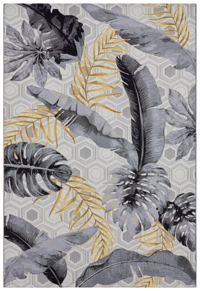 Levně Hanse Home Collection koberce Kusový koberec Flair 105612 Gold Leaves Multicolored – na ven i na doma - 160x235 cm