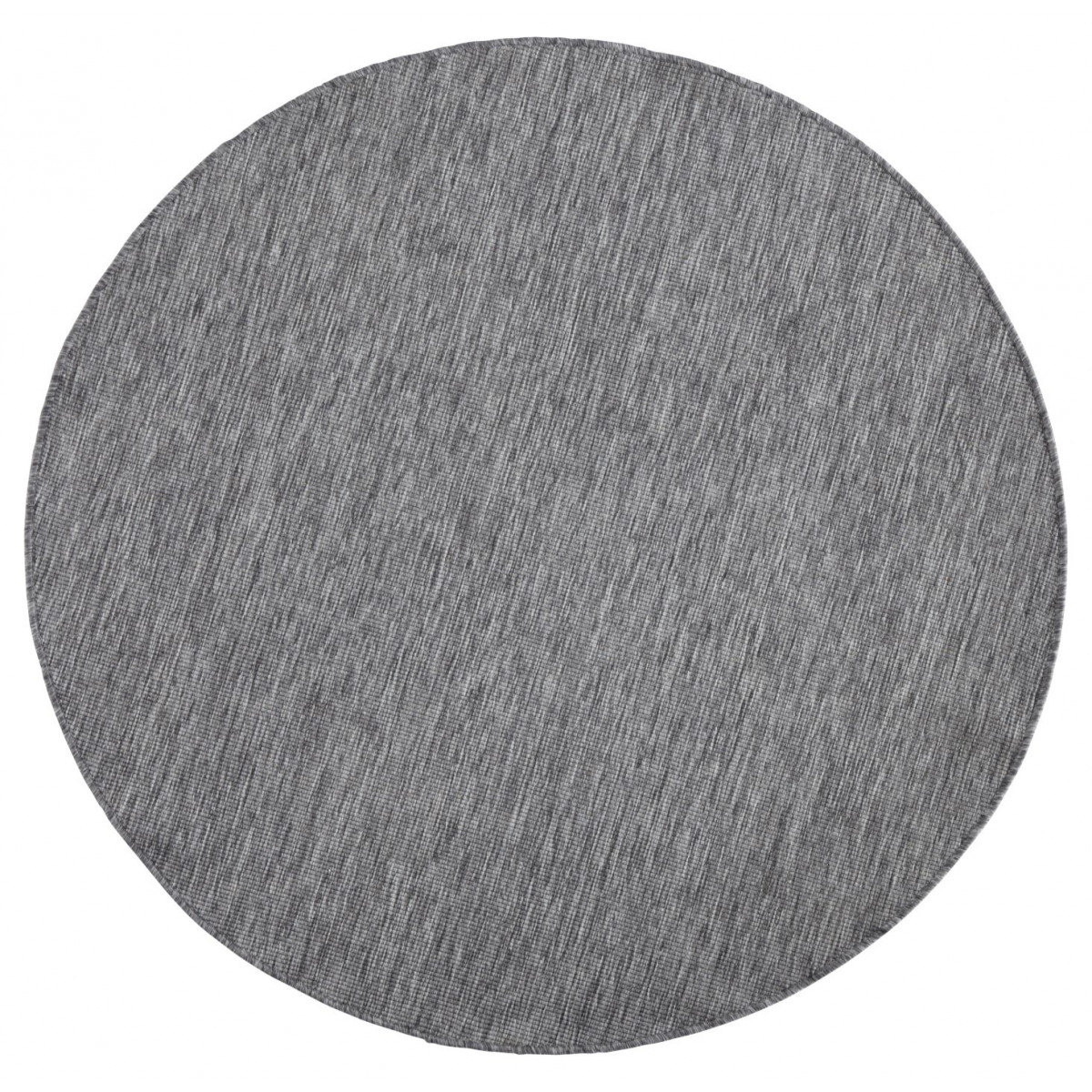 AKCE: 140x140 (průměr) kruh cm Kusový koberec Twin-Wendeteppiche 103097 grau creme kruh – na ven i na doma