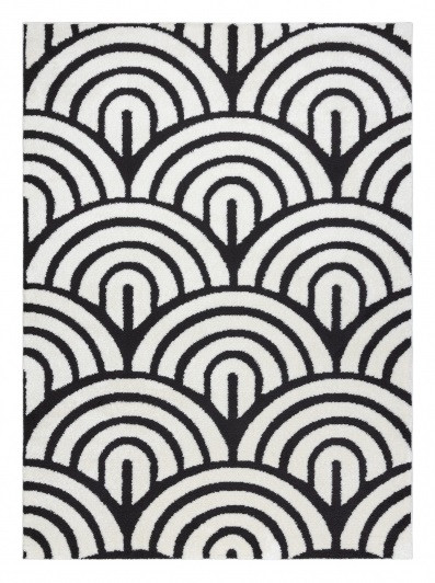 Levně Dywany Łuszczów Kusový koberec Mode 8629 cream/black - 80x150 cm