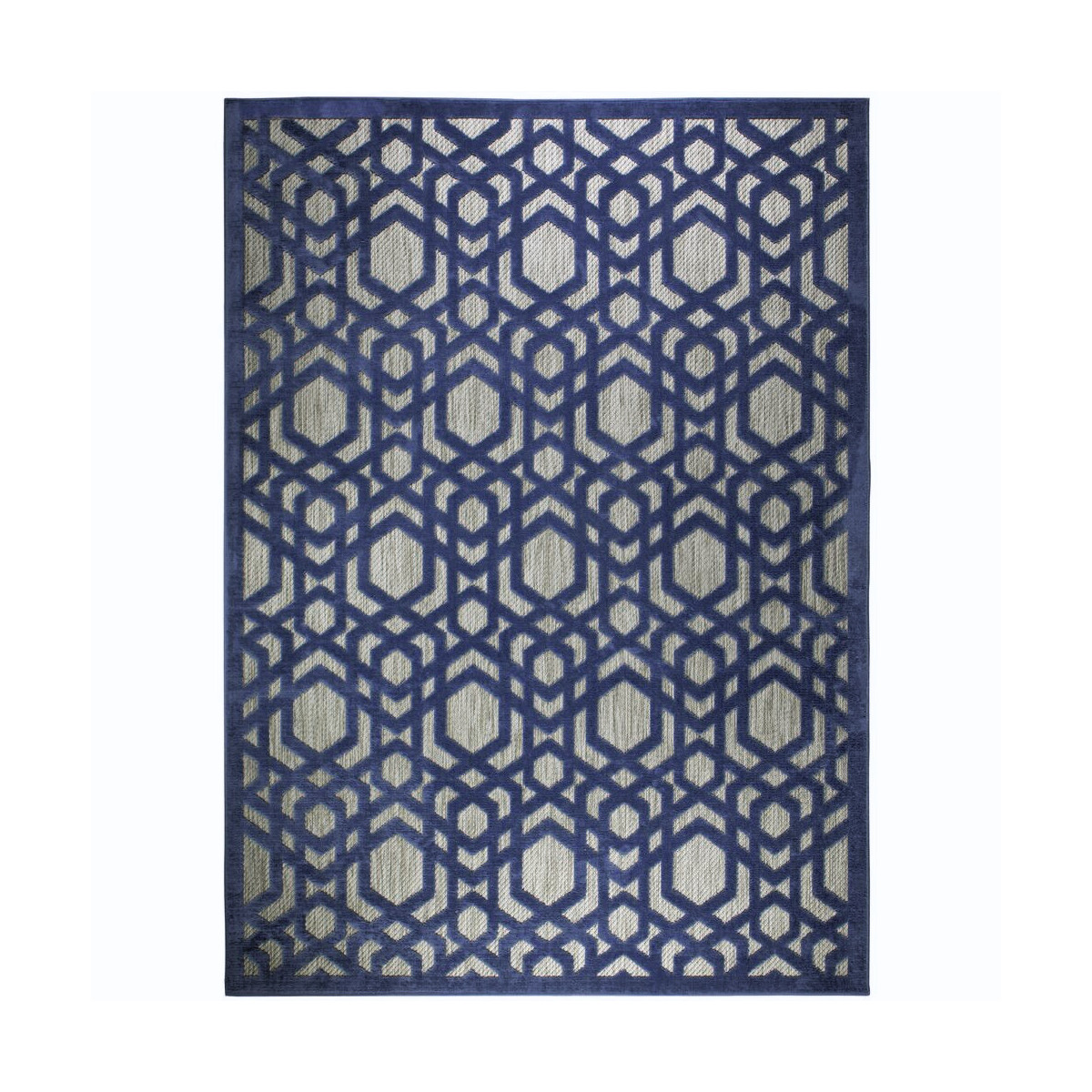 Kusový koberec Piatto Oro Blue – na ven i na doma