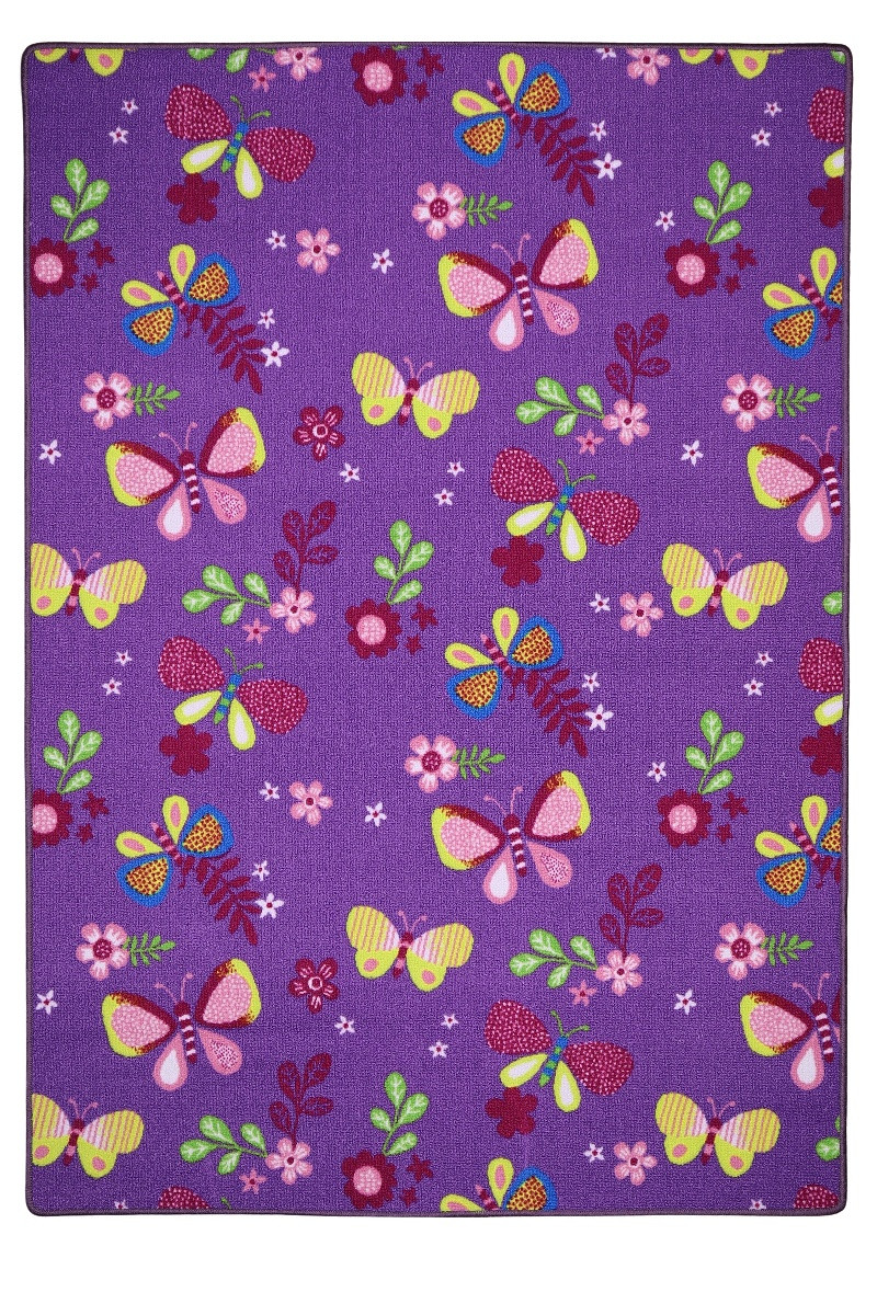 Levně Vopi koberce Dětský kusový koberec Motýlek 5291 fialový - 120x170 cm