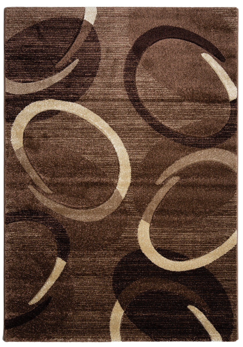 Levně Spoltex koberce Liberec Kusový koberec Florida brown 9828 - 120x170 cm