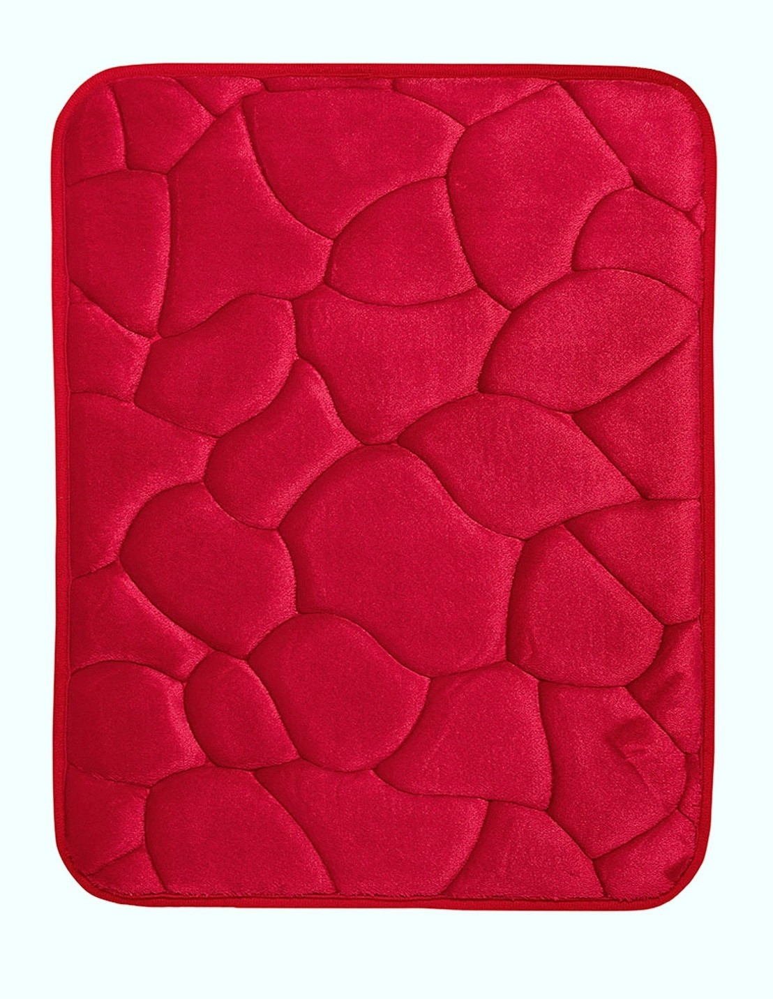 Levně BO-MA koberce Protiskluzová koupelnová předložka 3D 0133 Red - 40x50 cm