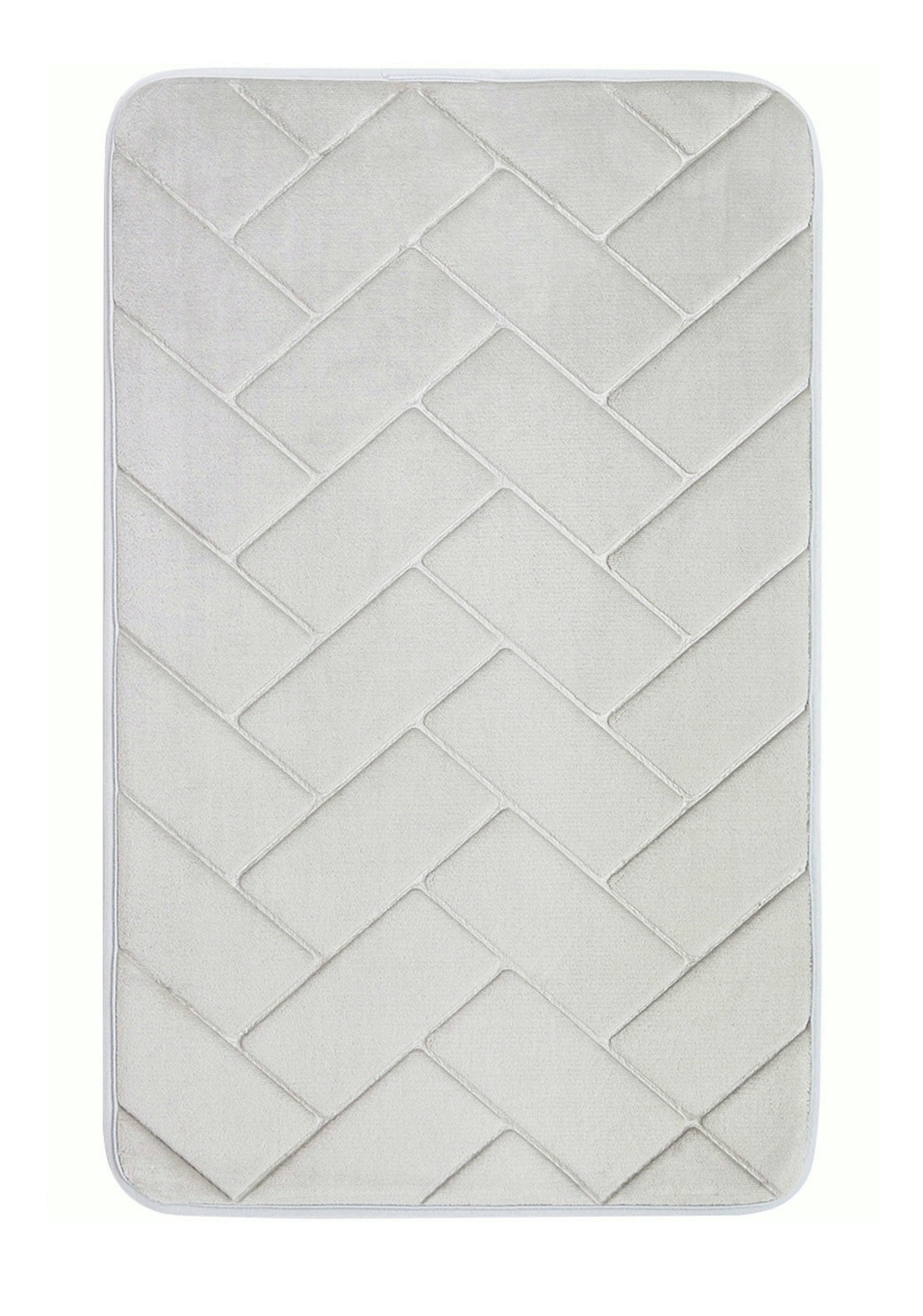 Levně BO-MA koberce Protiskluzová koupelnová předložka 3D 7288 sand - 40x50 cm