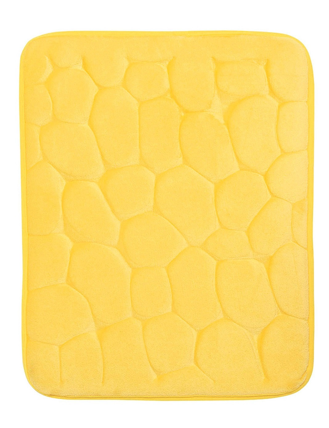 Levně BO-MA koberce Protiskluzová koupelnová předložka 3D 0133 yellow - 40x50 cm