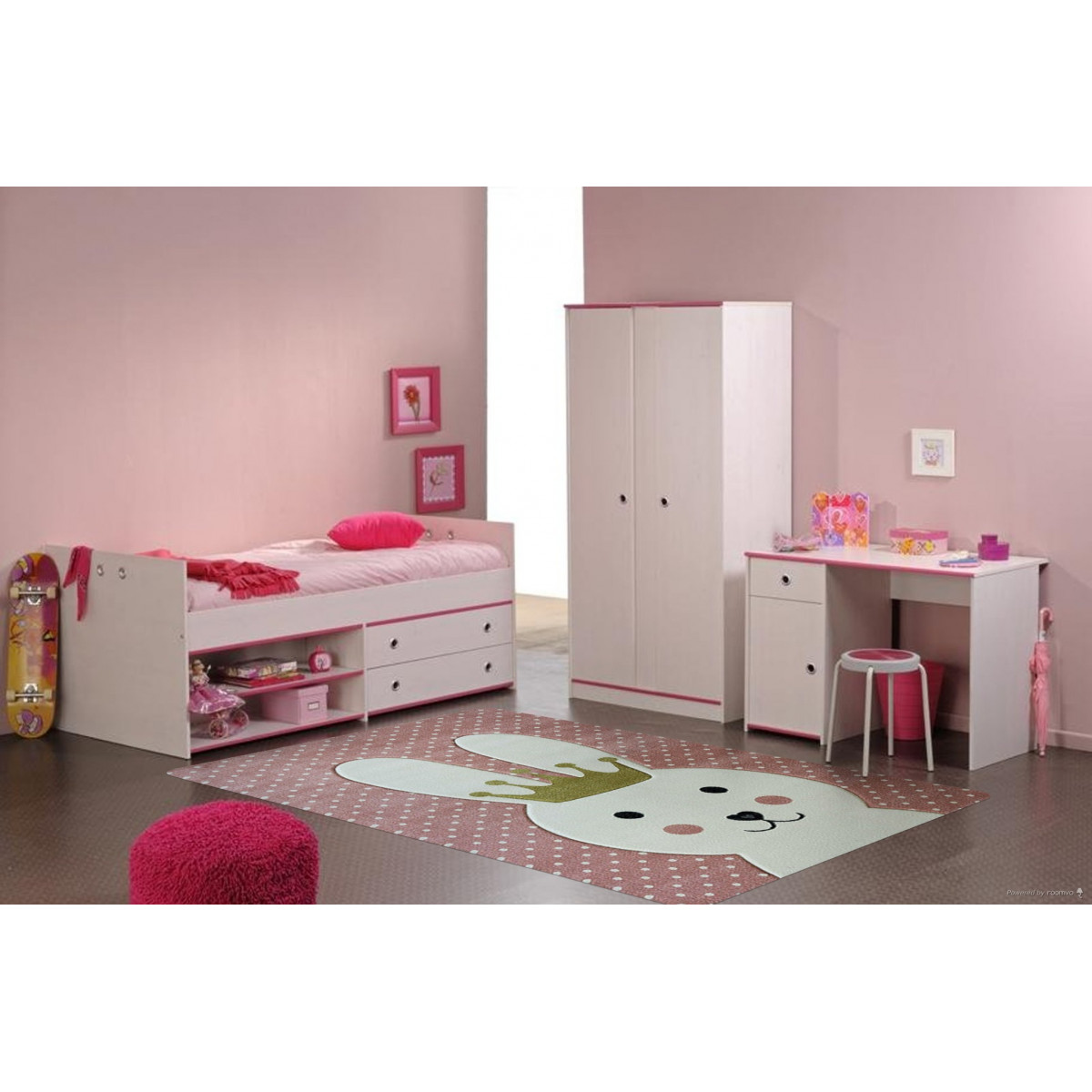 Dětský kusový koberec Smart Kids 22414 Pink