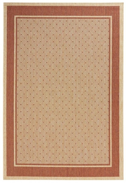 Levně Hanse Home Collection koberce Kusový koberec Natural 102711 Classy Terracotta – na ven i na doma - 120x170 cm