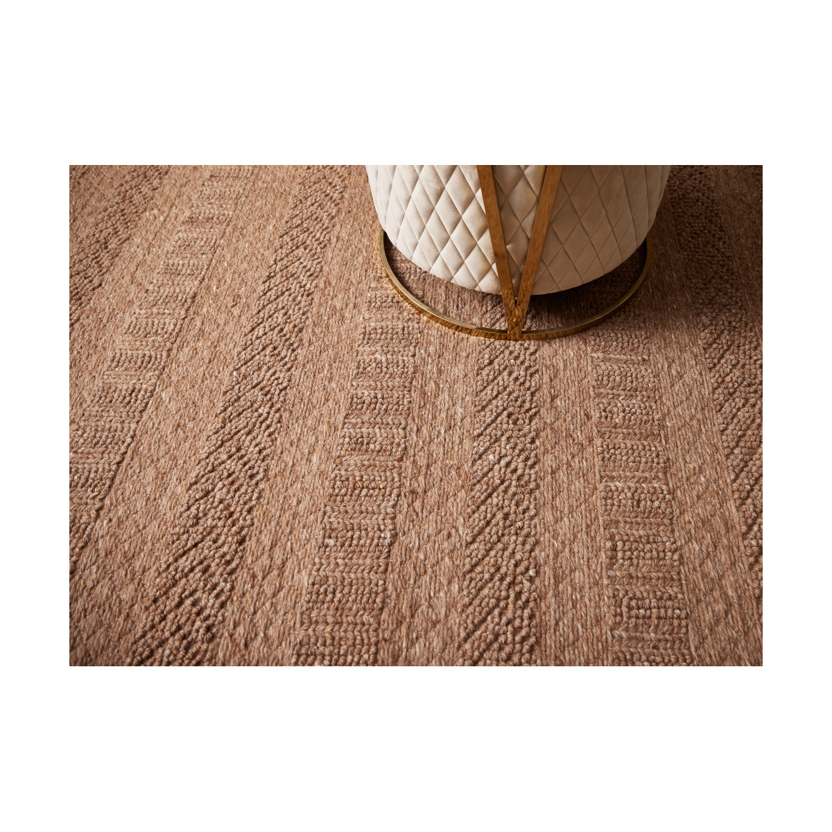 Ručně vázaný kusový koberec Louve DESP P91 Dust Natural