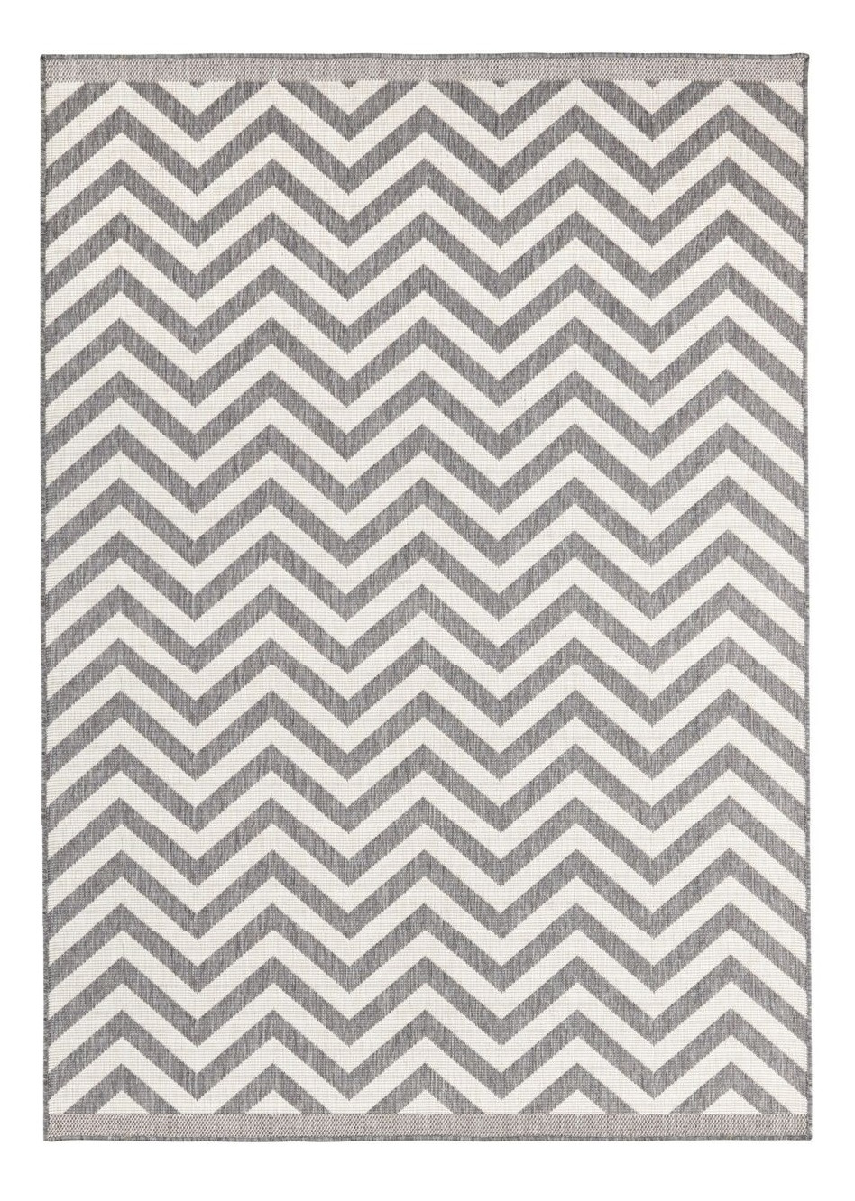 Levně NORTHRUGS - Hanse Home koberce Kusový koberec Twin Supreme 103432 Palma grey creme – na ven i na doma - 160x230 cm
