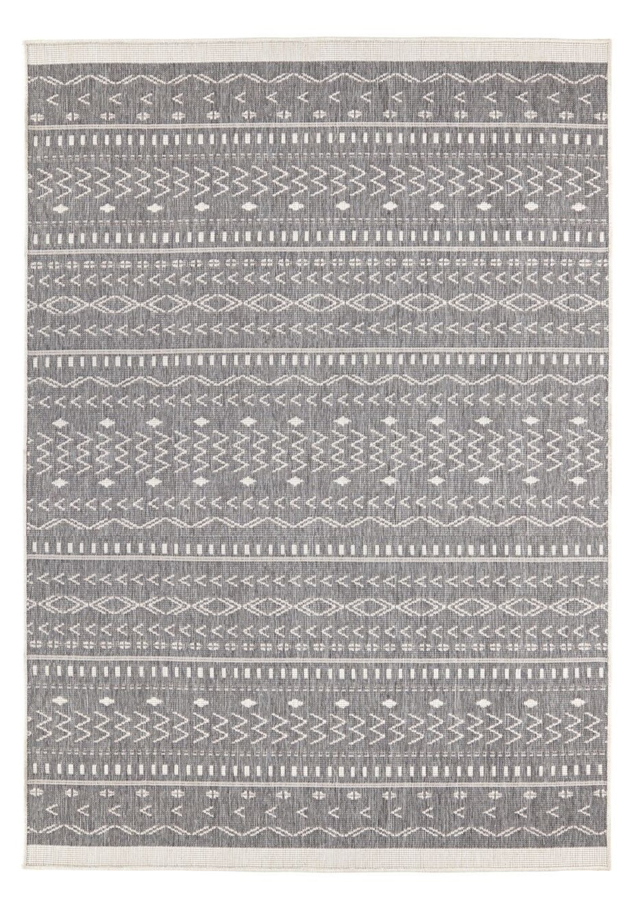 Levně NORTHRUGS - Hanse Home koberce Kusový koberec Twin Supreme 103437 Kuba grey creme – na ven i na doma - 200x290 cm