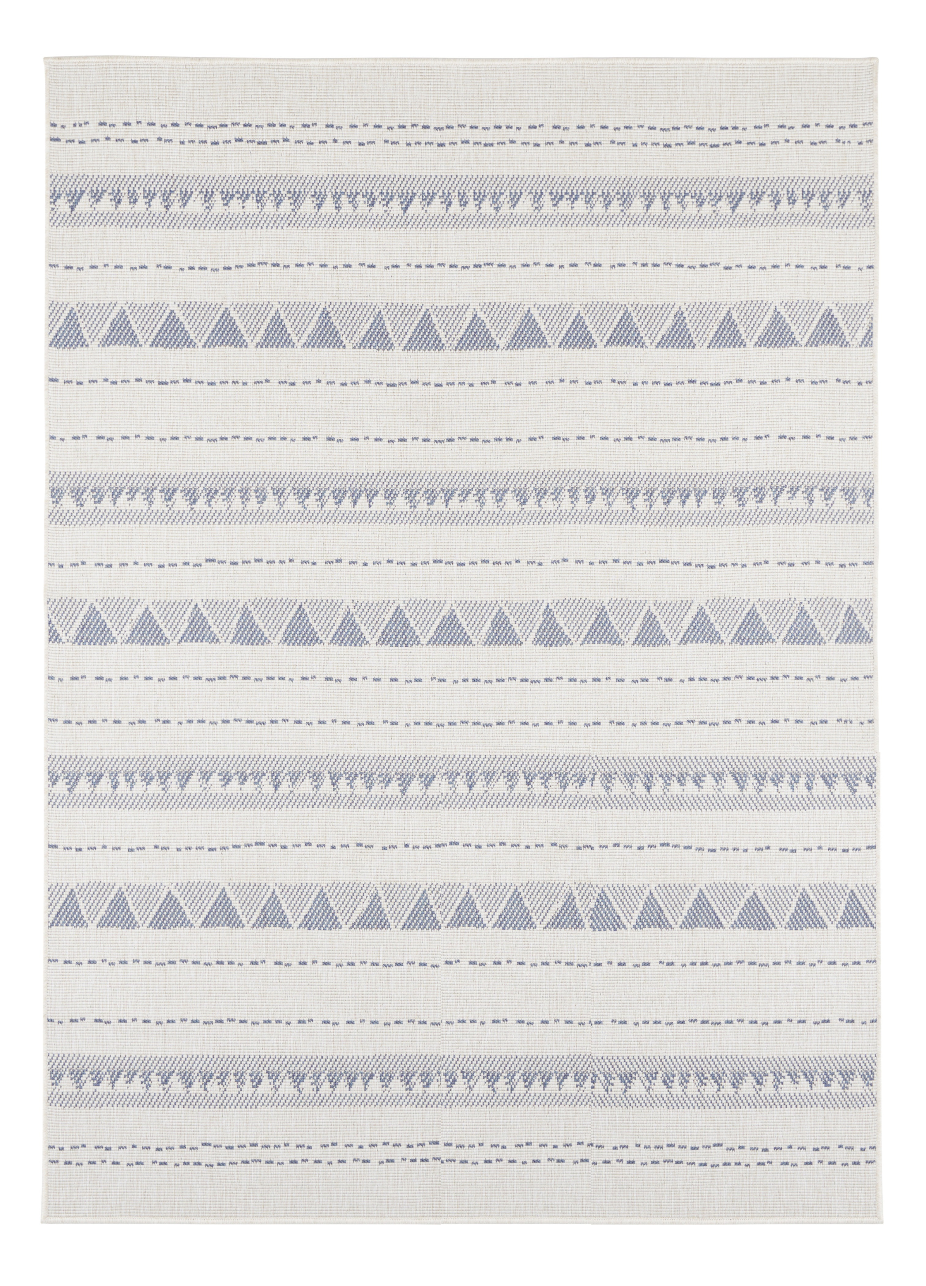 Levně NORTHRUGS - Hanse Home koberce Kusový koberec Twin Supreme 103752 Bahamas Cream/Blue – na ven i na doma - 80x250 cm