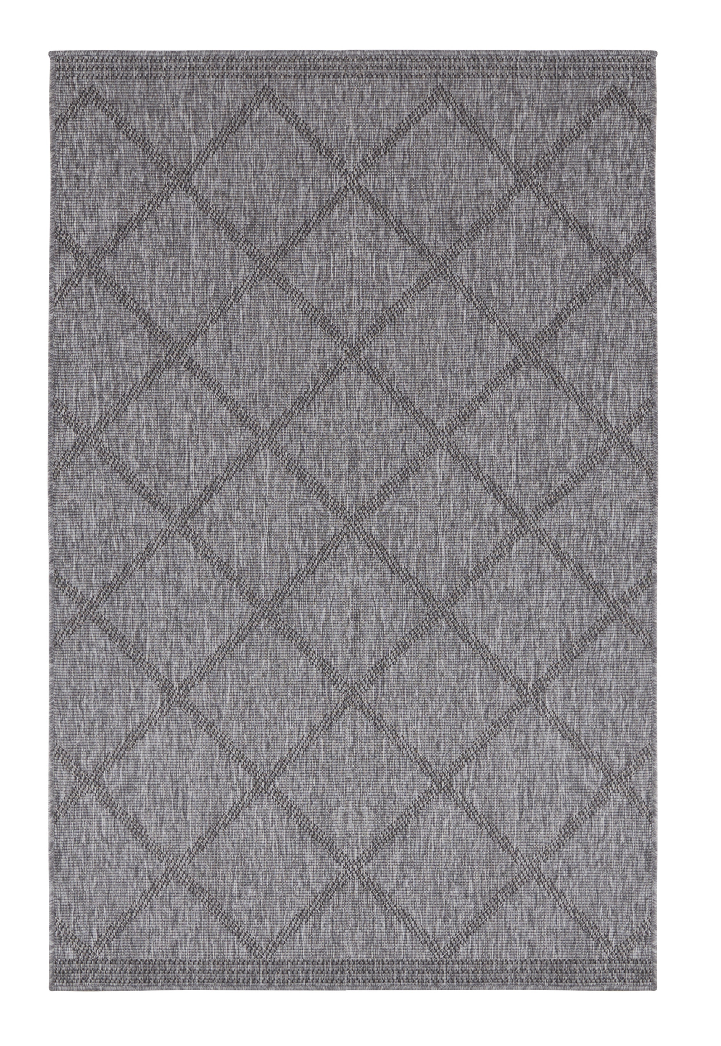 Levně NORTHRUGS - Hanse Home koberce Kusový koberec Twin Supreme 103757 Corsica Black/Anthracite – na ven i na doma - 80x150 cm
