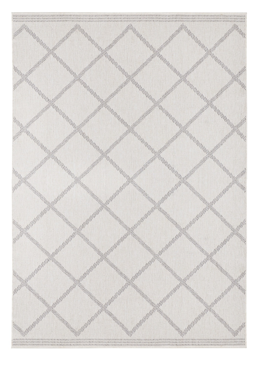 Levně NORTHRUGS - Hanse Home koberce Kusový koberec Twin Supreme 103760 Corsica Grey/Cream – na ven i na doma - 80x250 cm