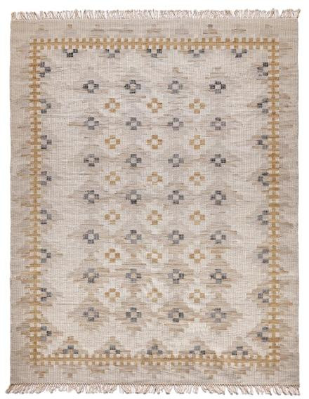 Levně Diamond Carpets koberce Ručně vázaný kusový koberec Sultan DESP P87 Ivory White Gold - 140x200 cm
