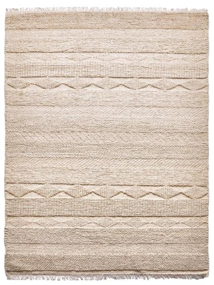Levně Diamond Carpets koberce Ručně vázaný kusový koberec Grandeur DESP P54/2 Dune White - 140x200 cm