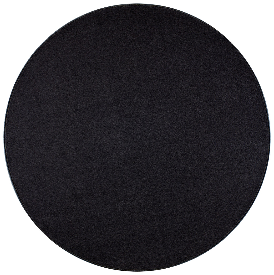 Levně Hanse Home Collection koberce Kusový koberec Nasty 102055 Schwarz kruh - 133x133 (průměr) kruh cm
