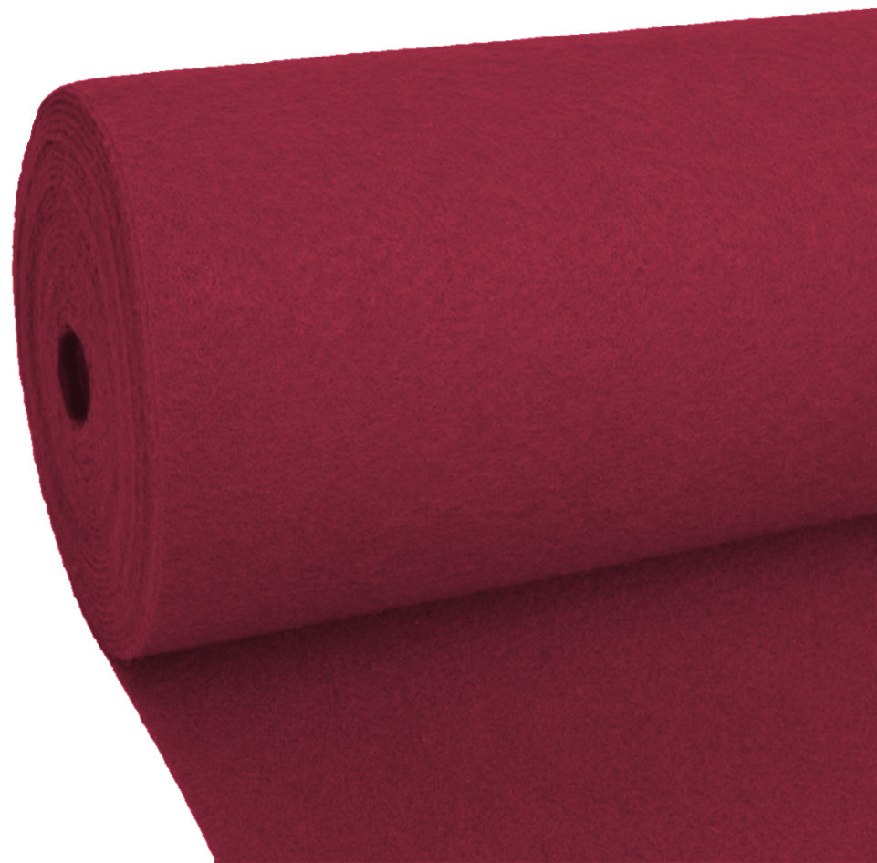 Levně Betap koberce SUPER CENA: Vínový svatební koberec metrážní Budget - Bez obšití cm
