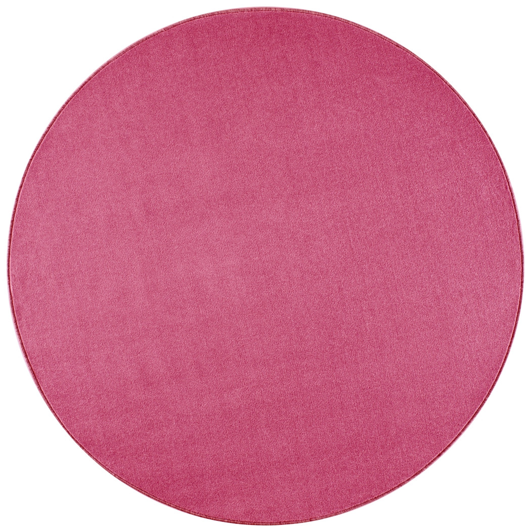 Levně Hanse Home Collection koberce Kusový koberec Nasty 101147 Pink kruh - 133x133 (průměr) kruh cm