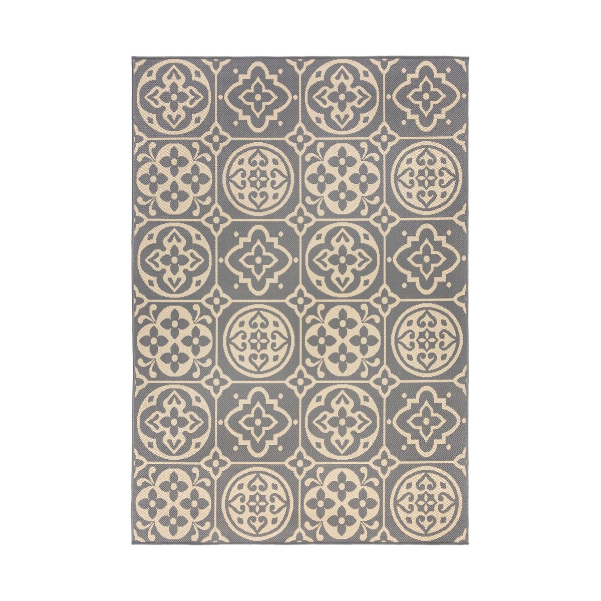 AKCE: 160x230 cm Kusový koberec Florence Alfresco Tile Grey
