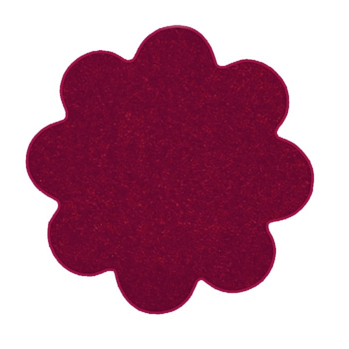 Levně Vopi koberce Kusový koberec Eton vínově červený květina - 160x160 kytka cm