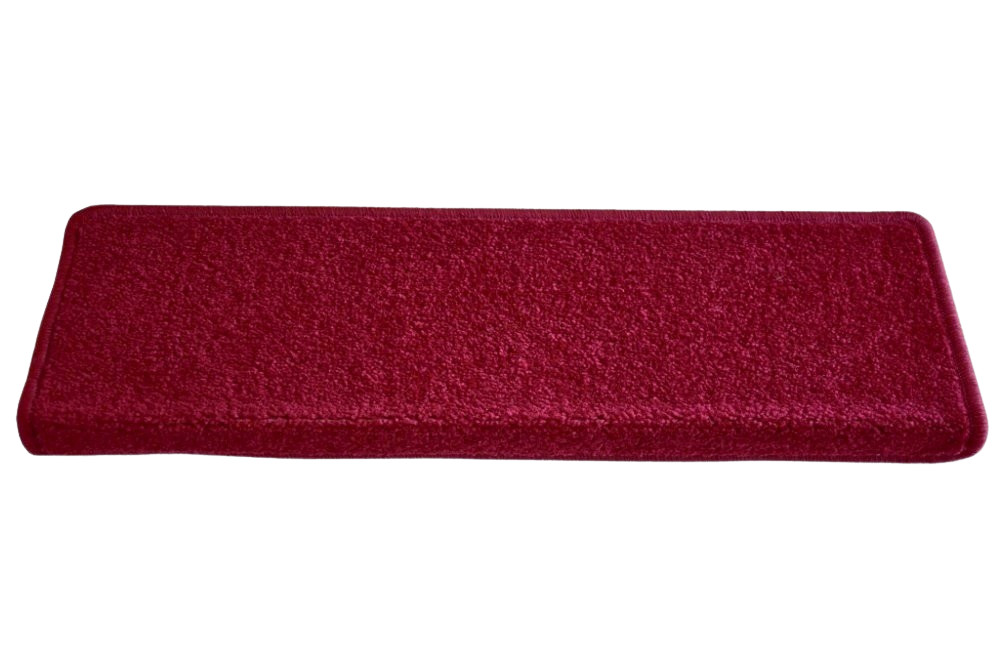 Levně Vopi Nášlapy na schody Eton vínově červený obdélník, samolepící - 24x65 obdélník (rozměr včetně ohybu)