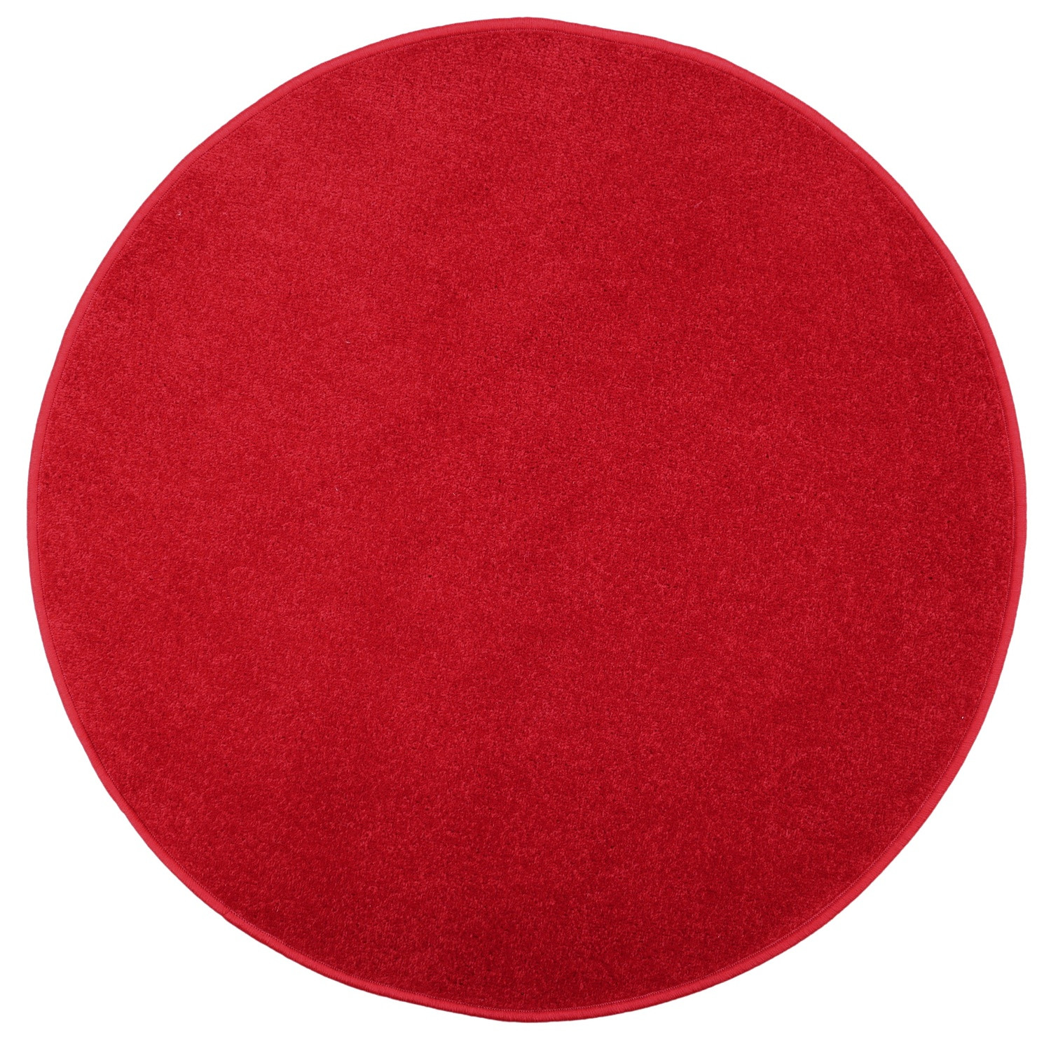 Vopi koberce Kusový koberec Eton červený 15 kruh - 250x250 (průměr) kruh cm