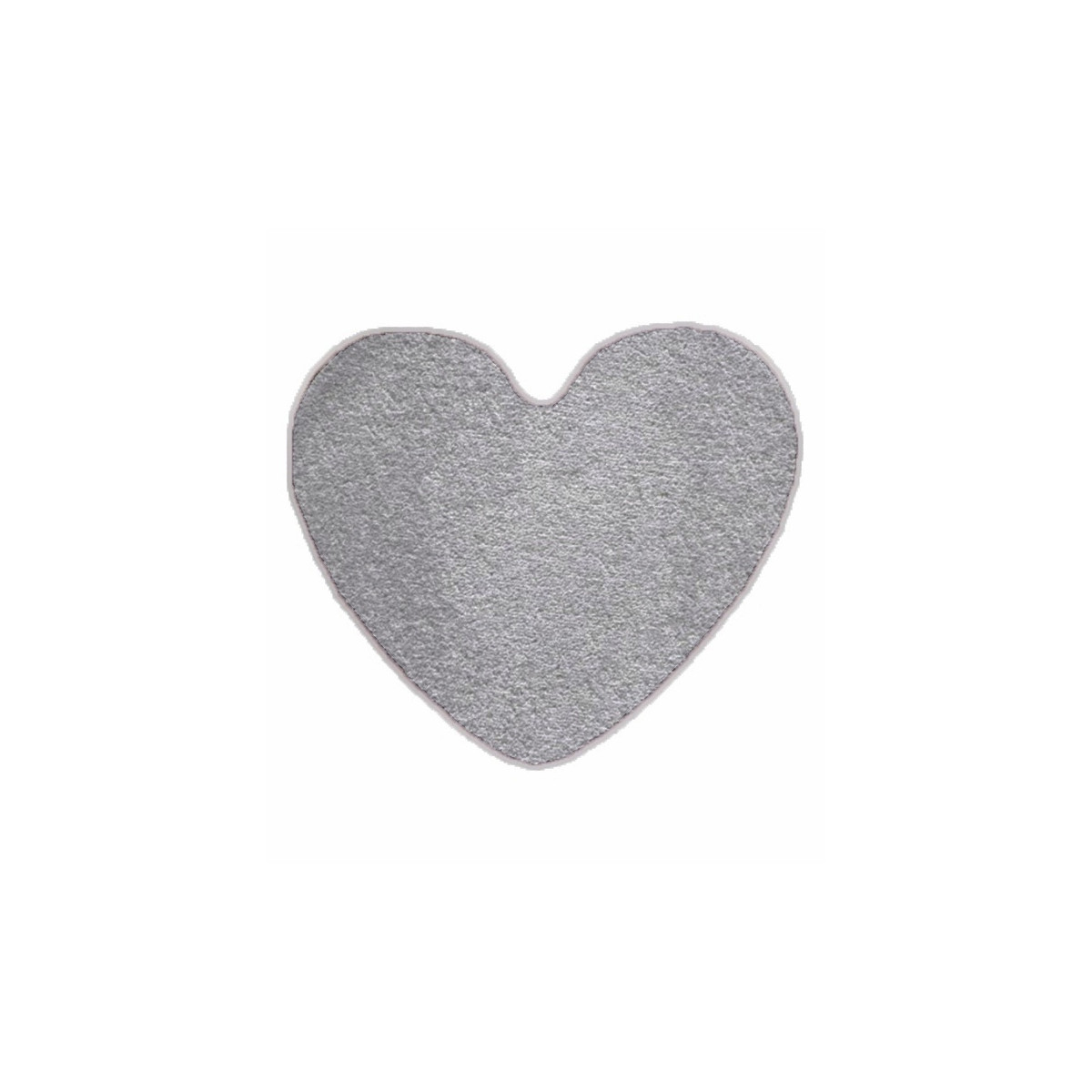 Kusový koberec Eton šedý srdce