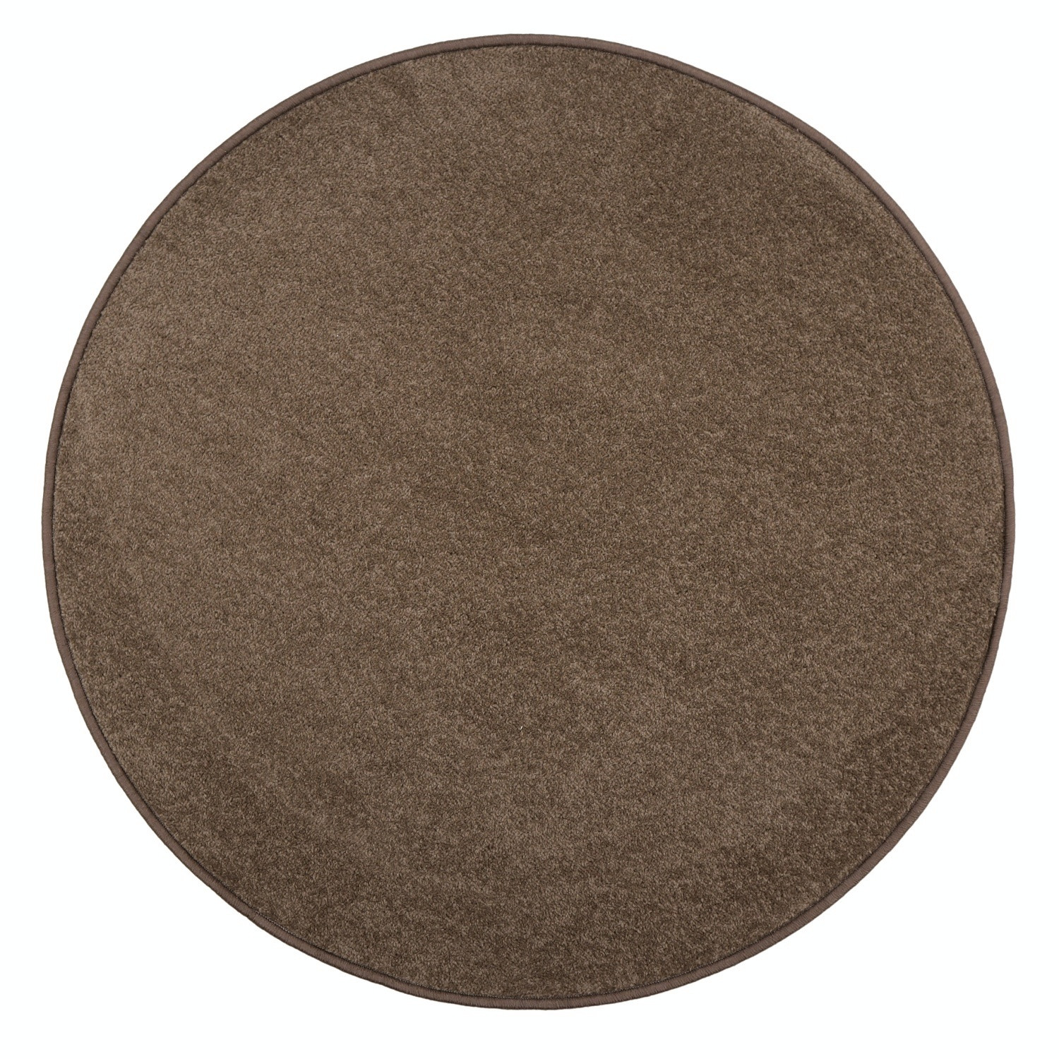 Levně Vopi koberce Kusový koberec Eton hnědý 97 kruh - 300x300 (průměr) kruh cm