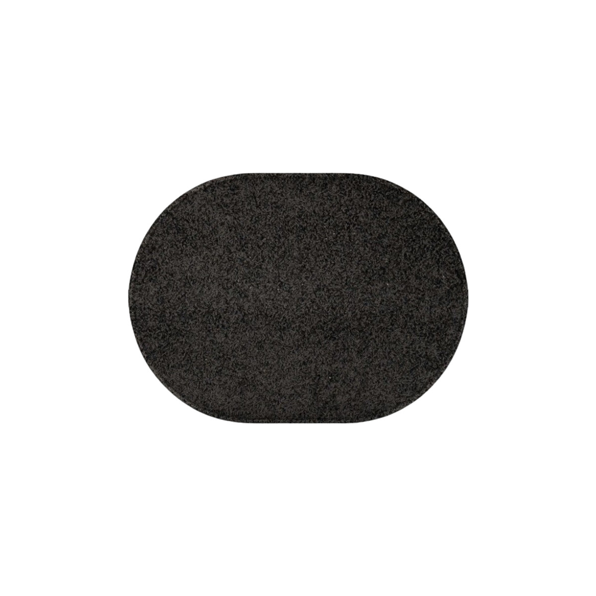 Kusový koberec Eton černý ovál