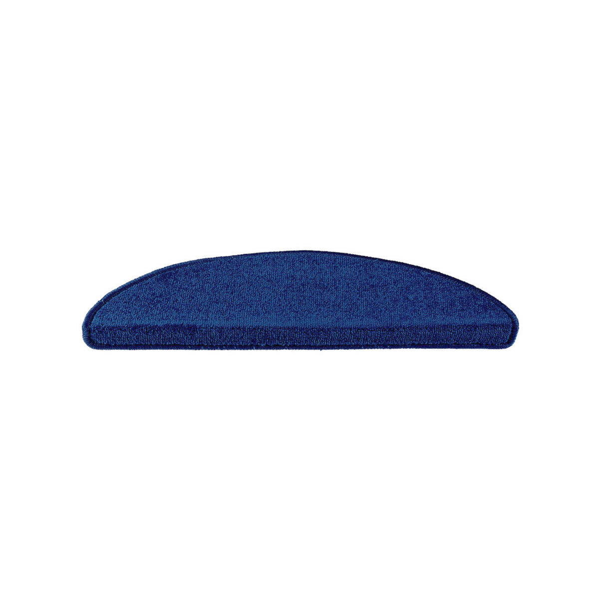 Levně Vopi koberce Nášlapy na schody Eton modrý půlkruh, samolepící - 24x65 půlkruh (rozměr včetně ohybu)