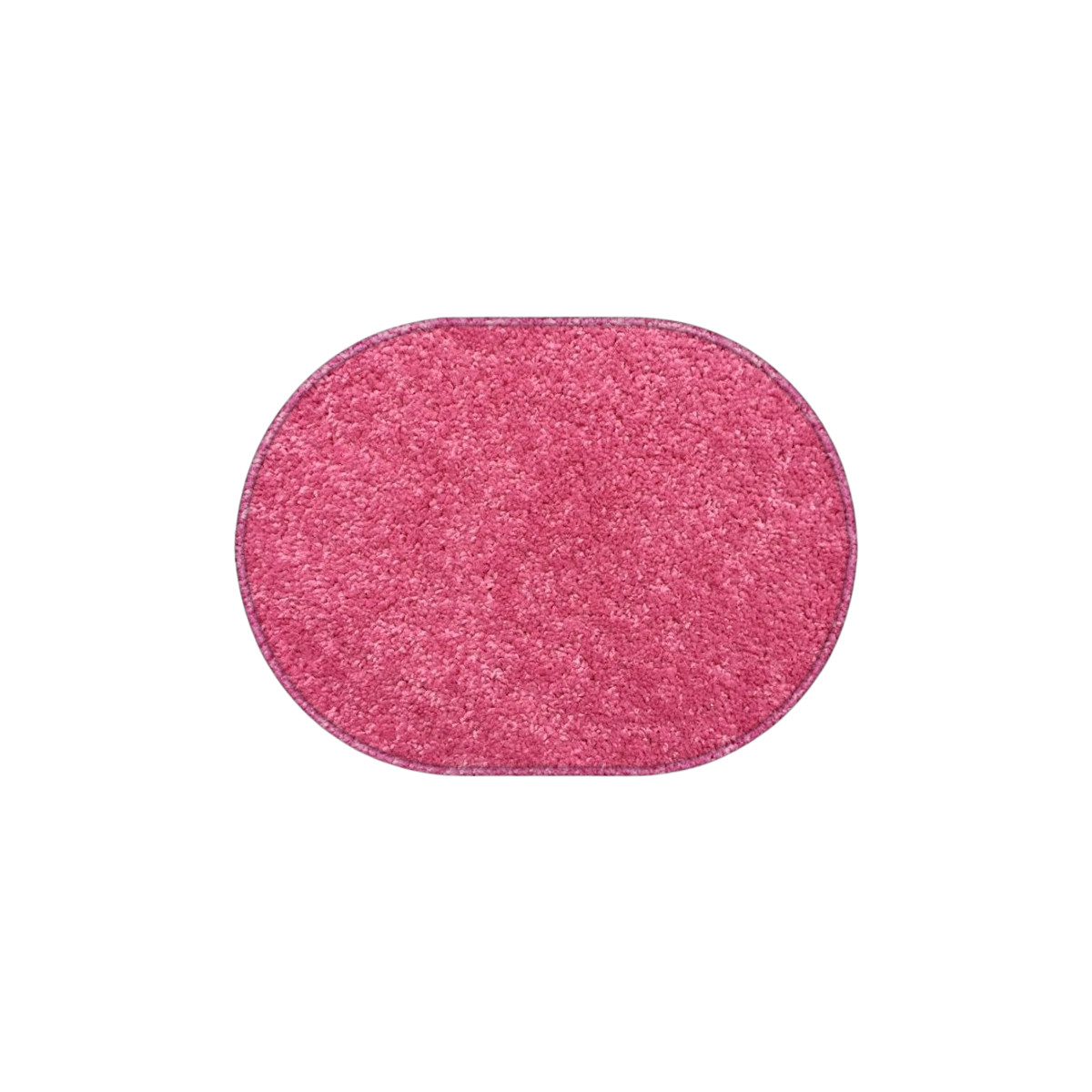 Kusový koberec Eton růžový ovál
